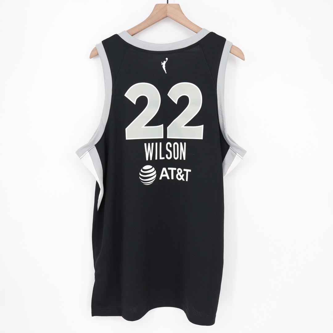 Nike Las Vegas Aces A'ja Wilson 22 Explorer Edition Jersey Black Womens XL