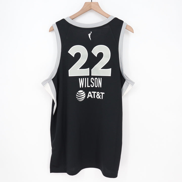 Nike Las Vegas Aces A'ja Wilson 22 Explorer Edition Jersey Black Womens XL