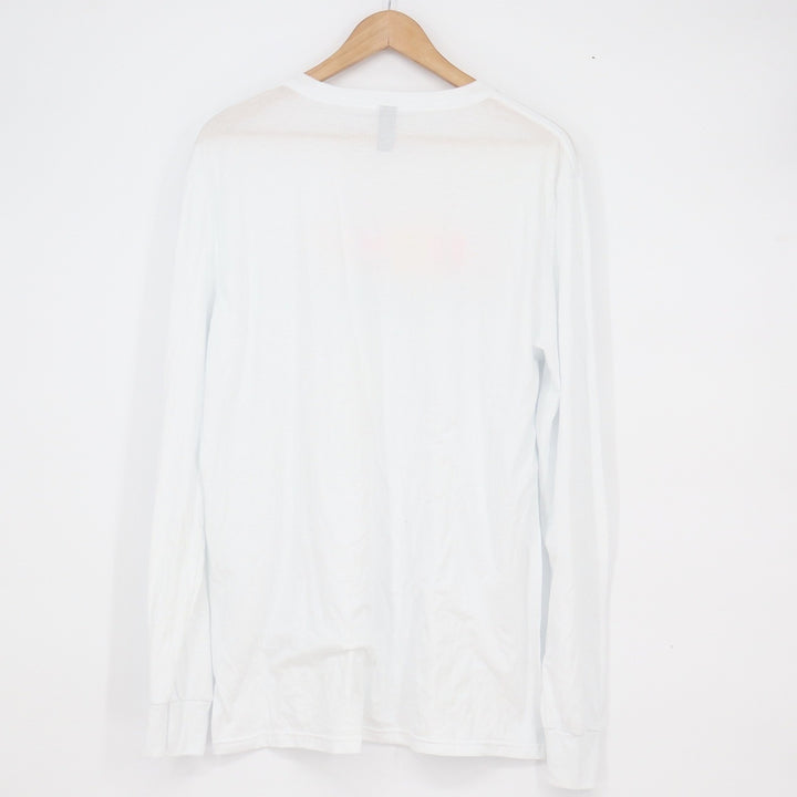 District Perfect Tri Puente Graphic Long Sleeve Tee White Large