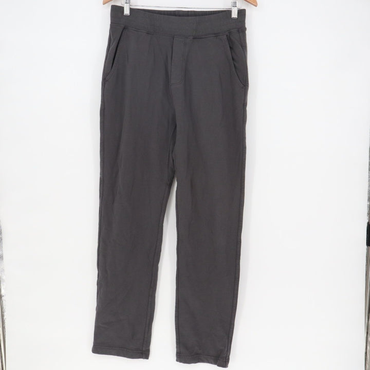 American Giant Sweatpants Womens Small Black Cotton Slash Pockets Elastic Waist