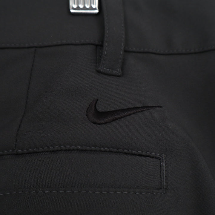 Nike Dri Fit Chino Pants Mens 40x32 Black Stretch Straight Leg Golf Performance
