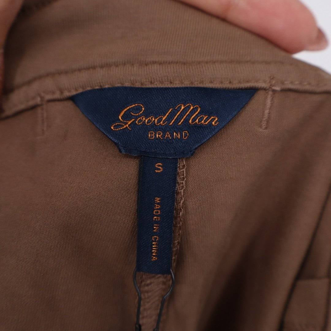 Good Man Brand Mens Casual Shorts Khaki Tan Size S