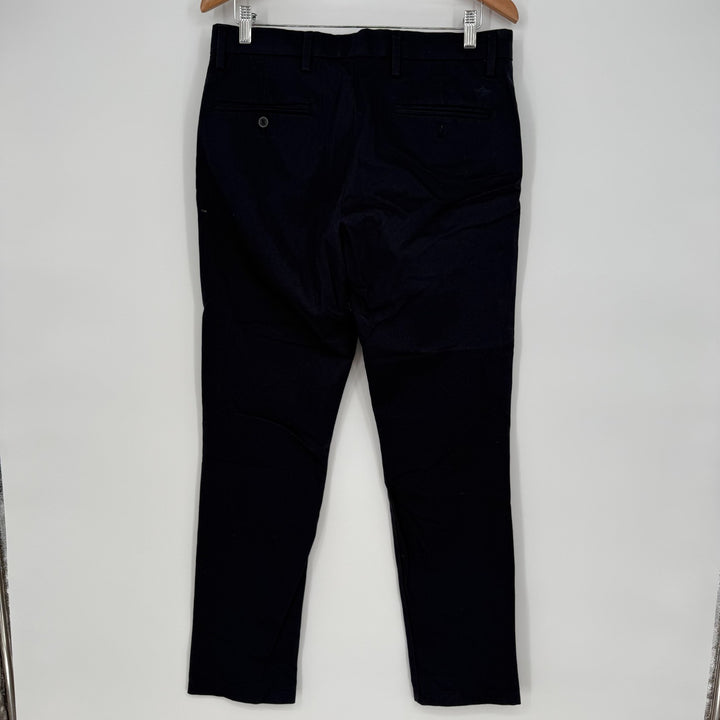 Dockers Flex Comfort Chino Pants Mens 32x32 Blue Cotton Slim Flat Front Business