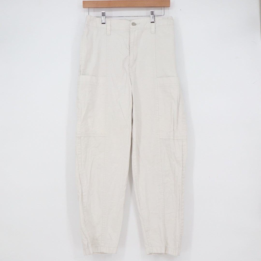 Denizen from Levis Mens Loose Taper Utility Pants Cream Off-White Sz 8