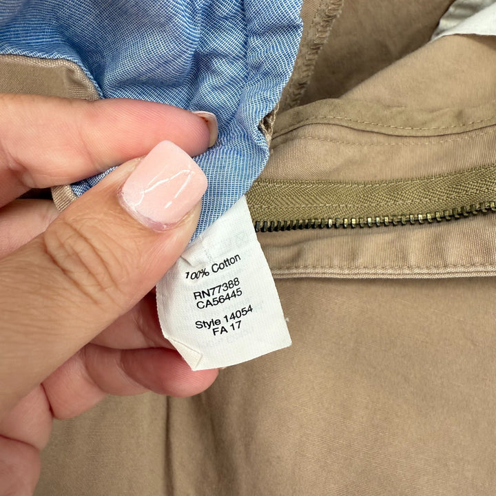 J Crew Rivington Chino Shorts Mens 33 Brown Canves Cotton Outdoor Summer Wear