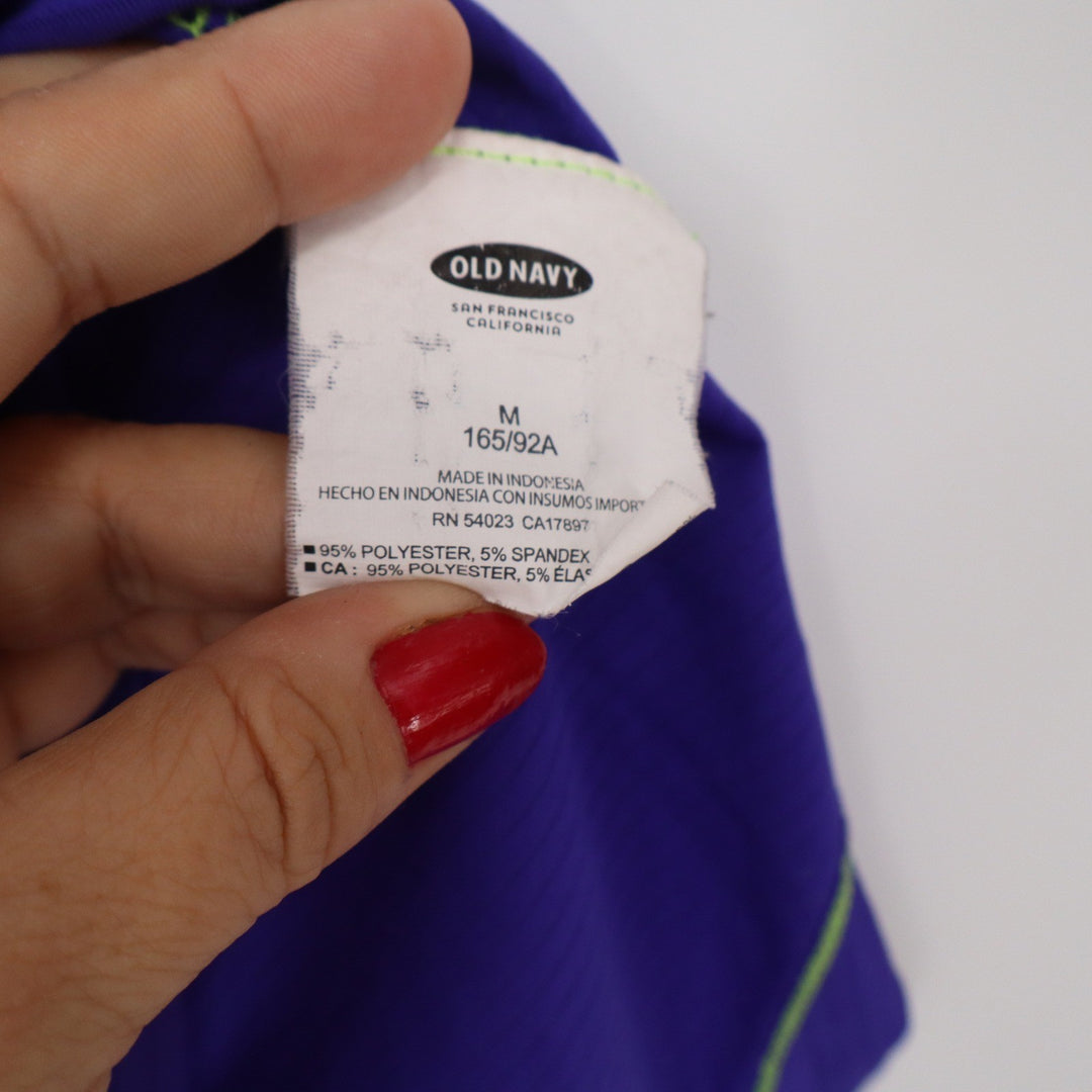 Old Navy Active Womens Medium Purple Racerback Tank Top Semi-Fitted Gym Shirt