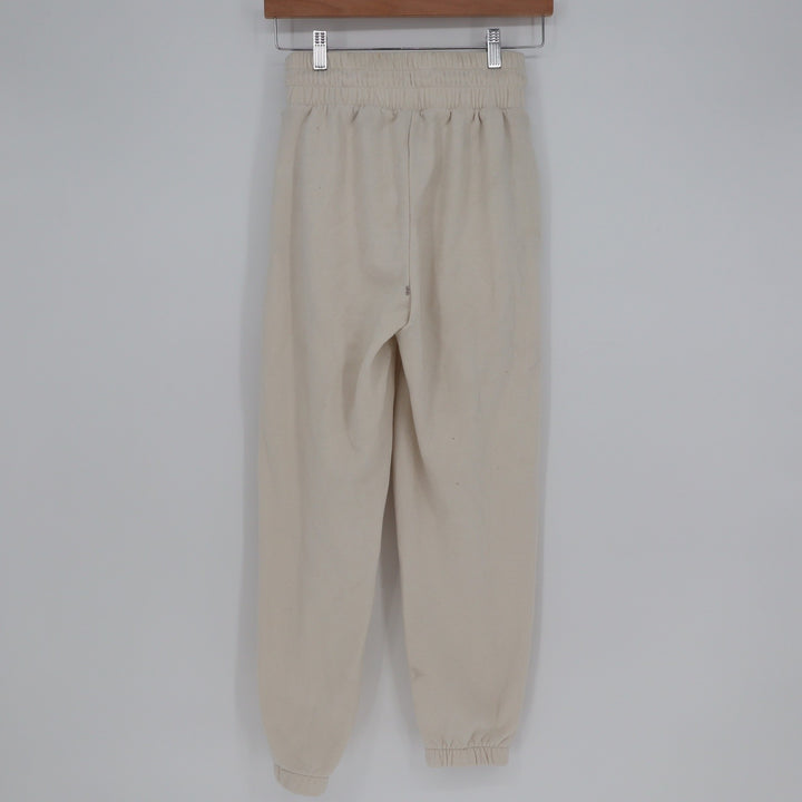Wild Fable Women's High Rise Jogger Sweatpants Cream Off White XS