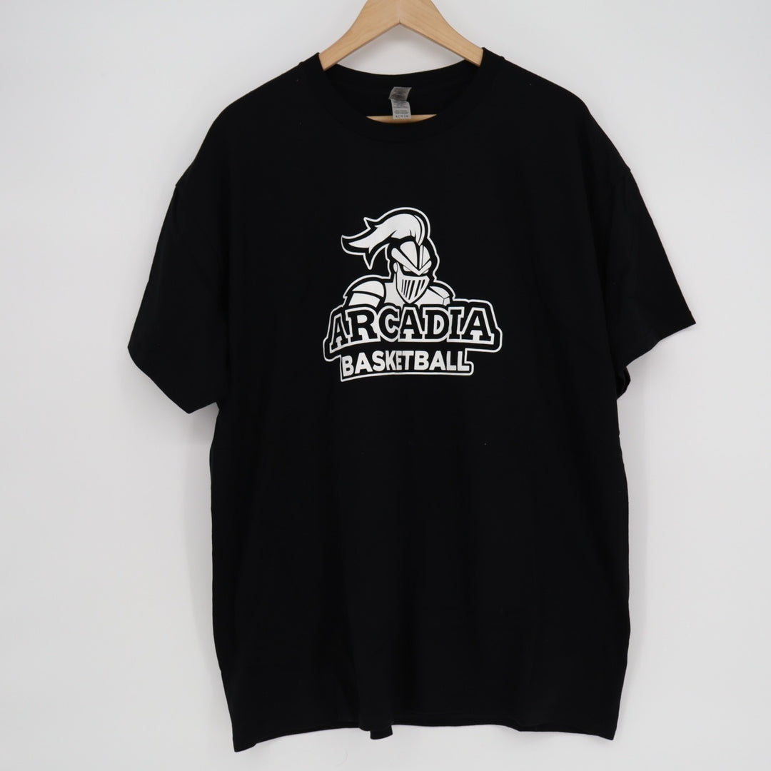 Arcadia University Scarlet Knights T-Shirt Mens XL Black Gildan Dry Blend Cotton