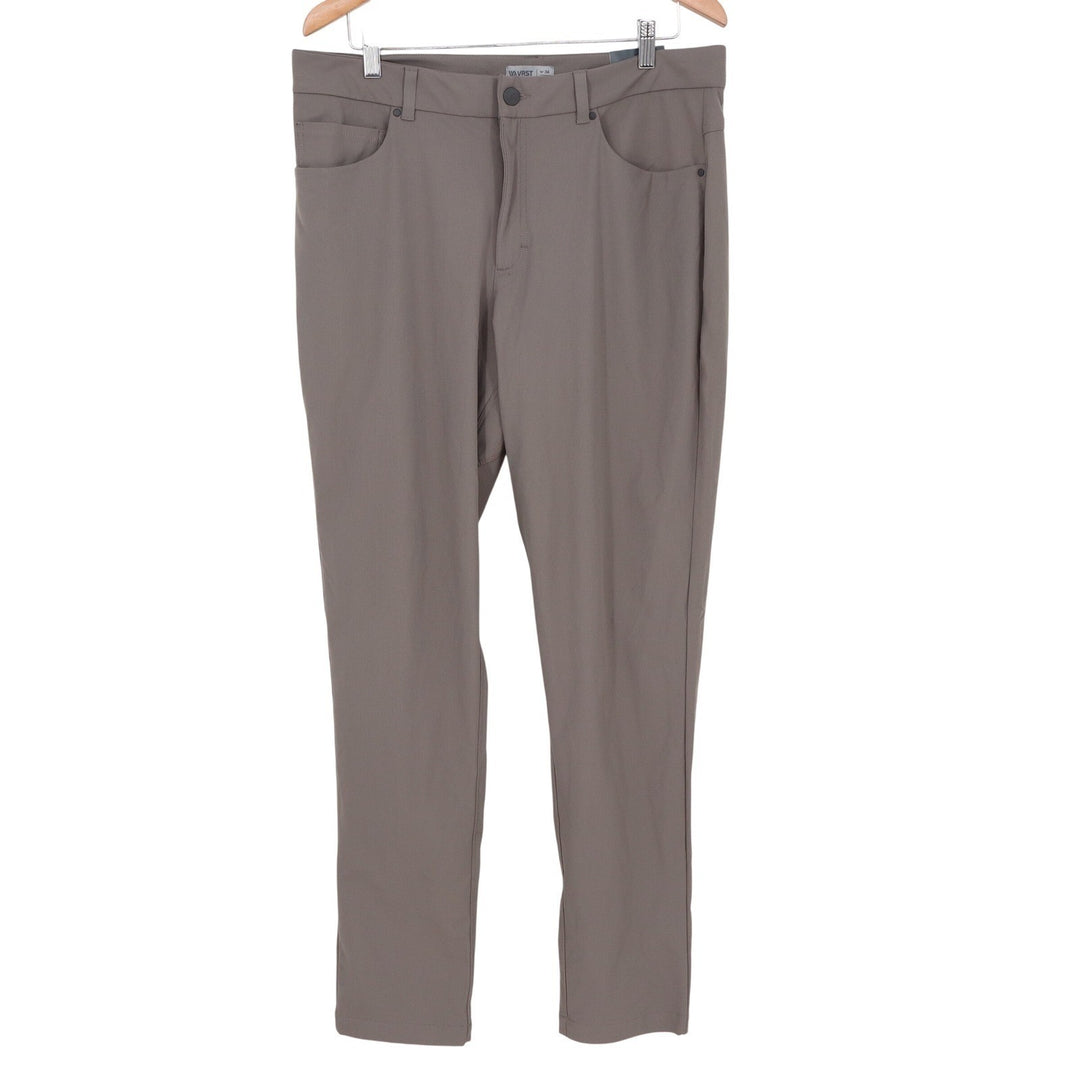VRST Mens Limitless 5 Pocket Slim Pants Warm Pewter Grey 36x34