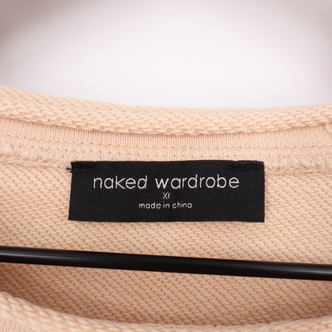 Naked Wardrobe Tan Beige Sweatshirt and Joggers Set XL NEW