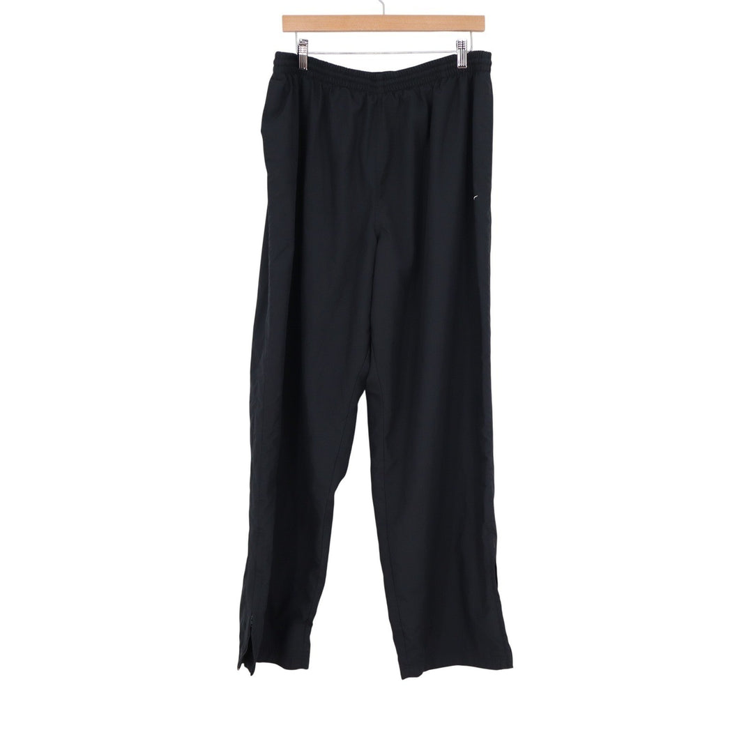 Nike Mens 3XL Black Track Pants Mesh Lined Ankle Zip Athletic Trousers