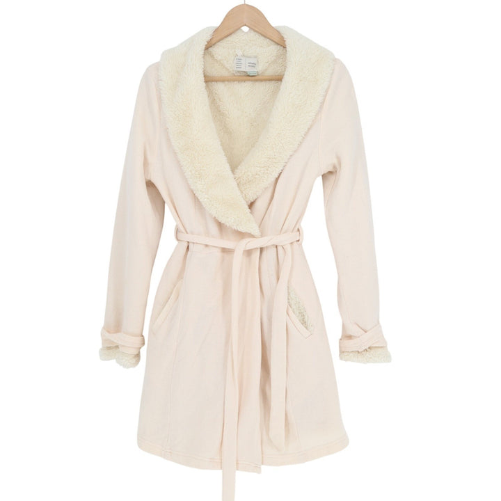 Anthropologie Saturday/Sunday Cardigan Sweater Womens S Blush Fur Shawl Collar