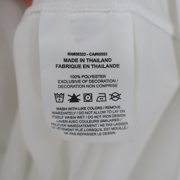 Nike Court Dri-FIT Mens Tennis Shirt White V-Neck Size S