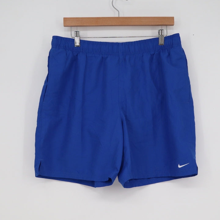Nike Mens Swim Trunks 7" Volley Shorts Royal Blue Large NEW