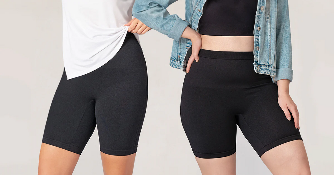 Shapermint Empetua Fresh Control High Waisted Shaper Bike Shorts Women 3XL Black