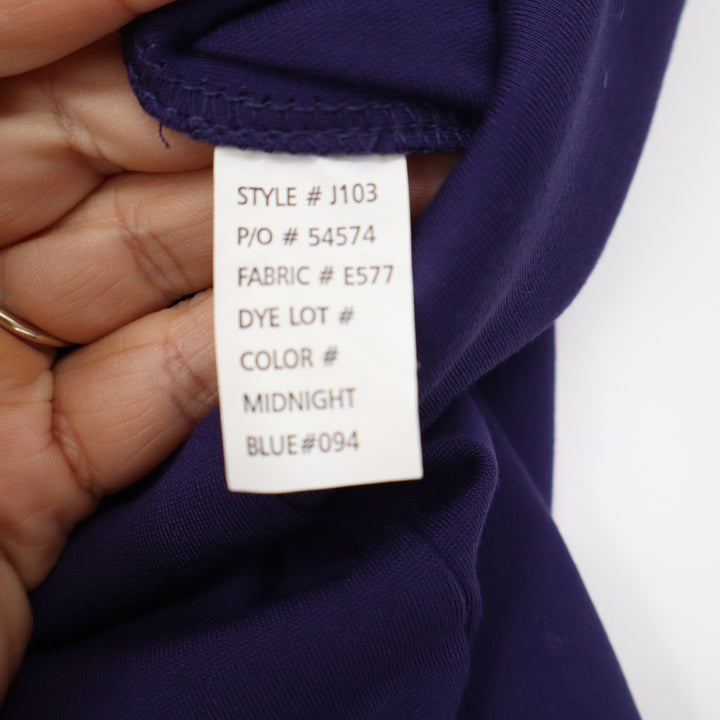Willi Smith Pencil Skirt Womens 4 Midnight Blue Stretch Back Zip Excellent
