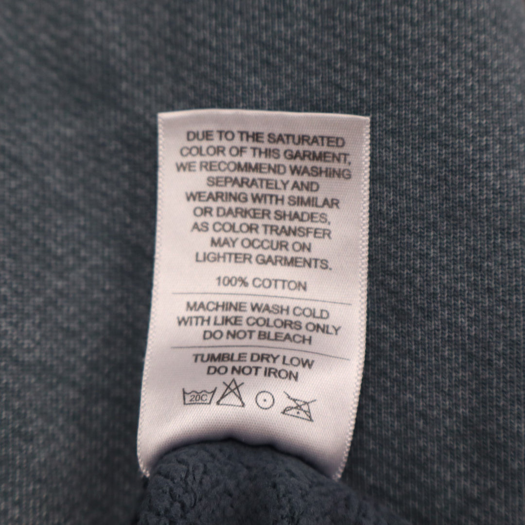 American Giant American Vintage Sweatshirt Unisex M Light Blue Cotton Crew Neck