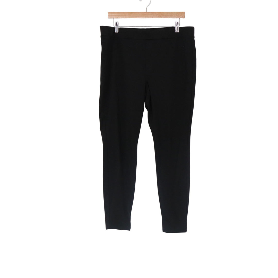 No Boundaries Womens XXL 19 Black High Rise Stretch Leggings Pants Back Pockets