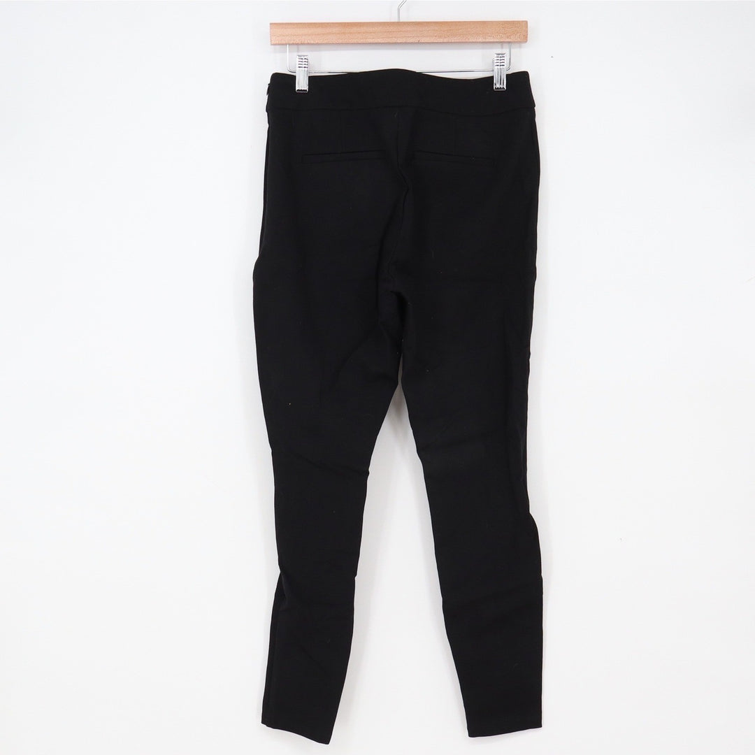 A New Day Pants Womens M Skinny Slim Black Stretch Pull On Excellent
