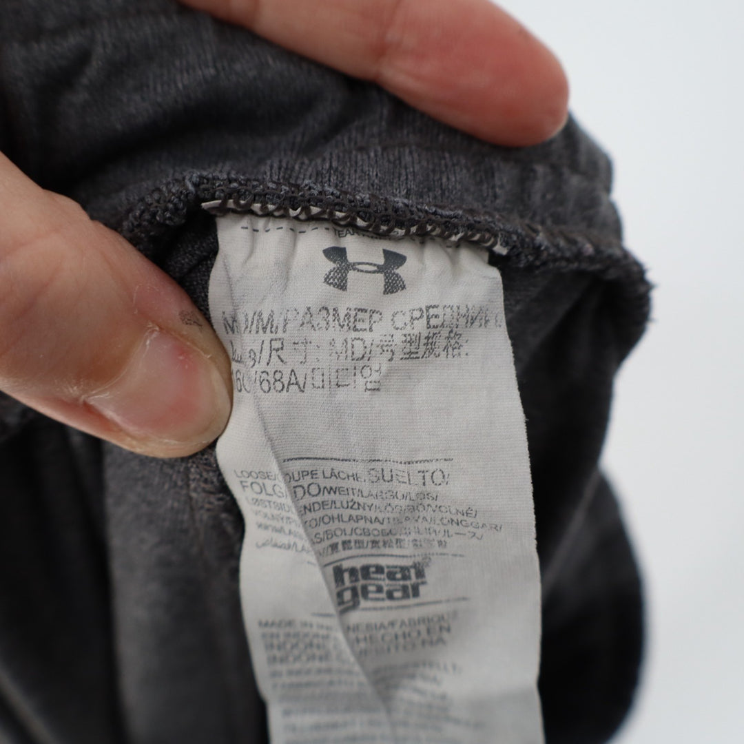 Under Armour Heatgear Jogger Pants Men Medium Gray Loose Fit Pockets Tapered Leg