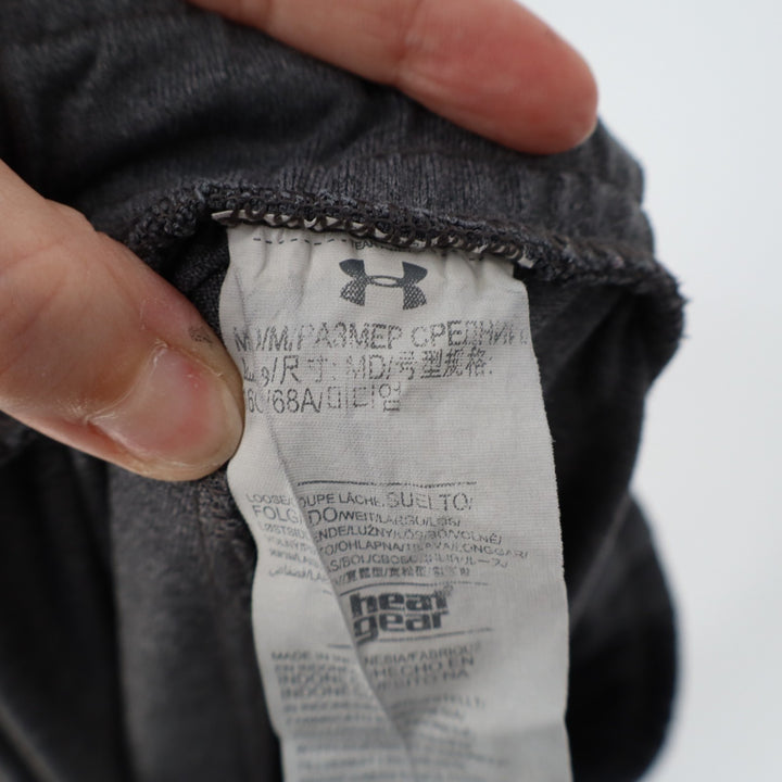 Under Armour Heatgear Jogger Pants Men Medium Gray Loose Fit Pockets Tapered Leg