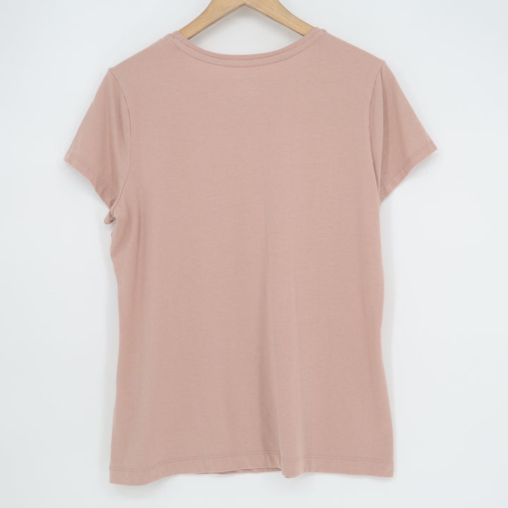 Banana Republic Timeless T-Shirt Intemporel Women Large Brown Crew Neck Pullover