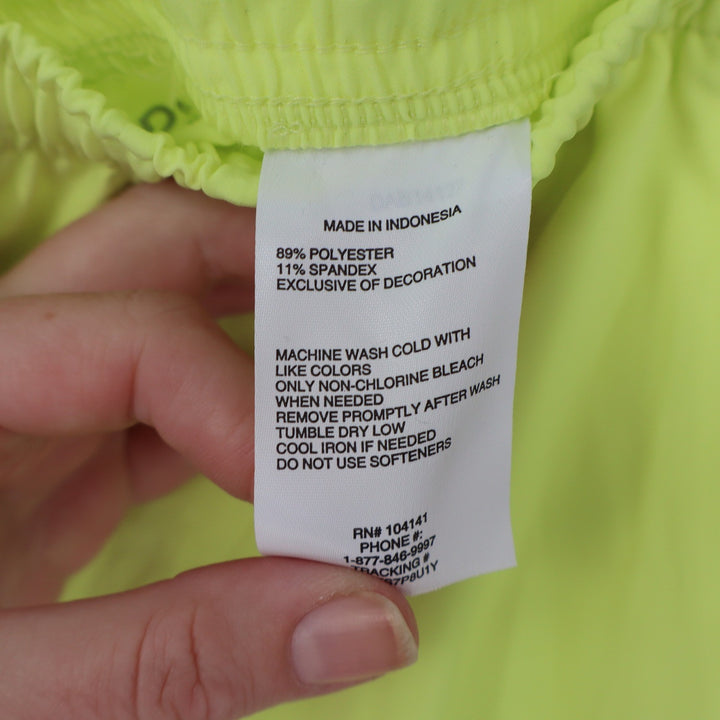 DSG Boys Agility Short Light Lime Neon Yellow Athletic Shorts Size L 14-16
