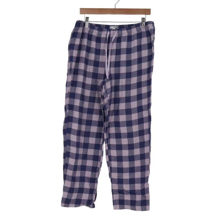 Sonoma Goods For Life Purple Buffalo Check Cotton Flannel Pajama Pants Large