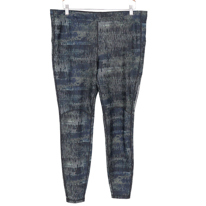 DSG Mens Run Tight XL Digital Stadium Blue Green Reflective Leggings