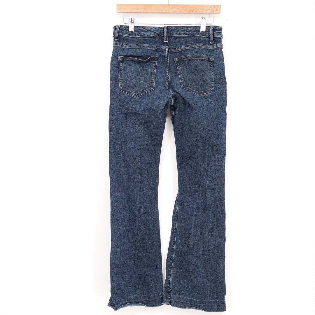 Gap 1969 Modern Flare Jeans Dark Wash Stanton Blue Denim 29s Fall 2013