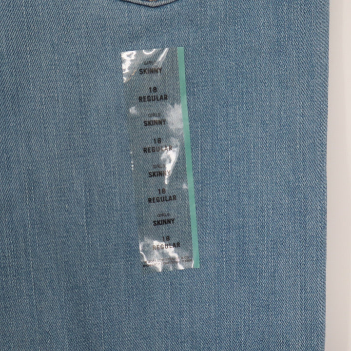 Signature by Levi Strauss Girls Skinny Jeans Light Wash Blue Size 18 Regular