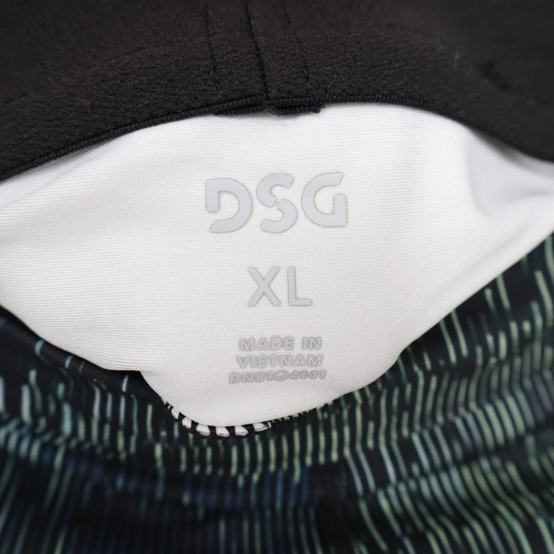 DSG Mens Run Tight XL Digital Stadium Blue Green Athletic Leggings