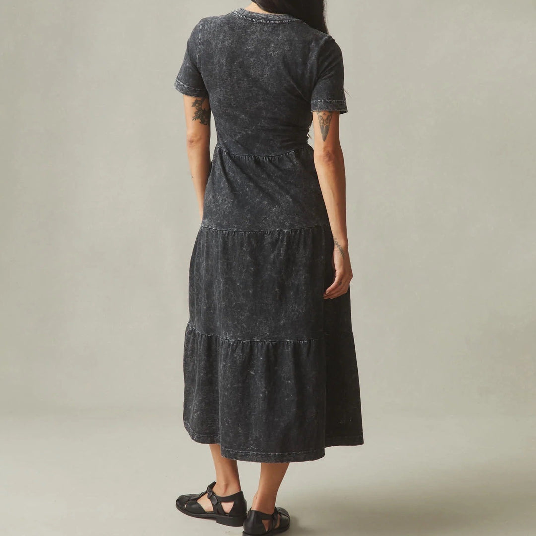 American Giant Women's Premium Slub Tiered Dress Size XS Made In USA