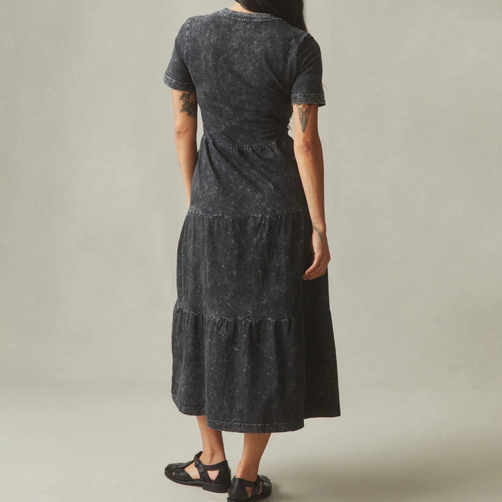 American Giant Women's Premium Slub Tiered Dress Size XS Made In USA