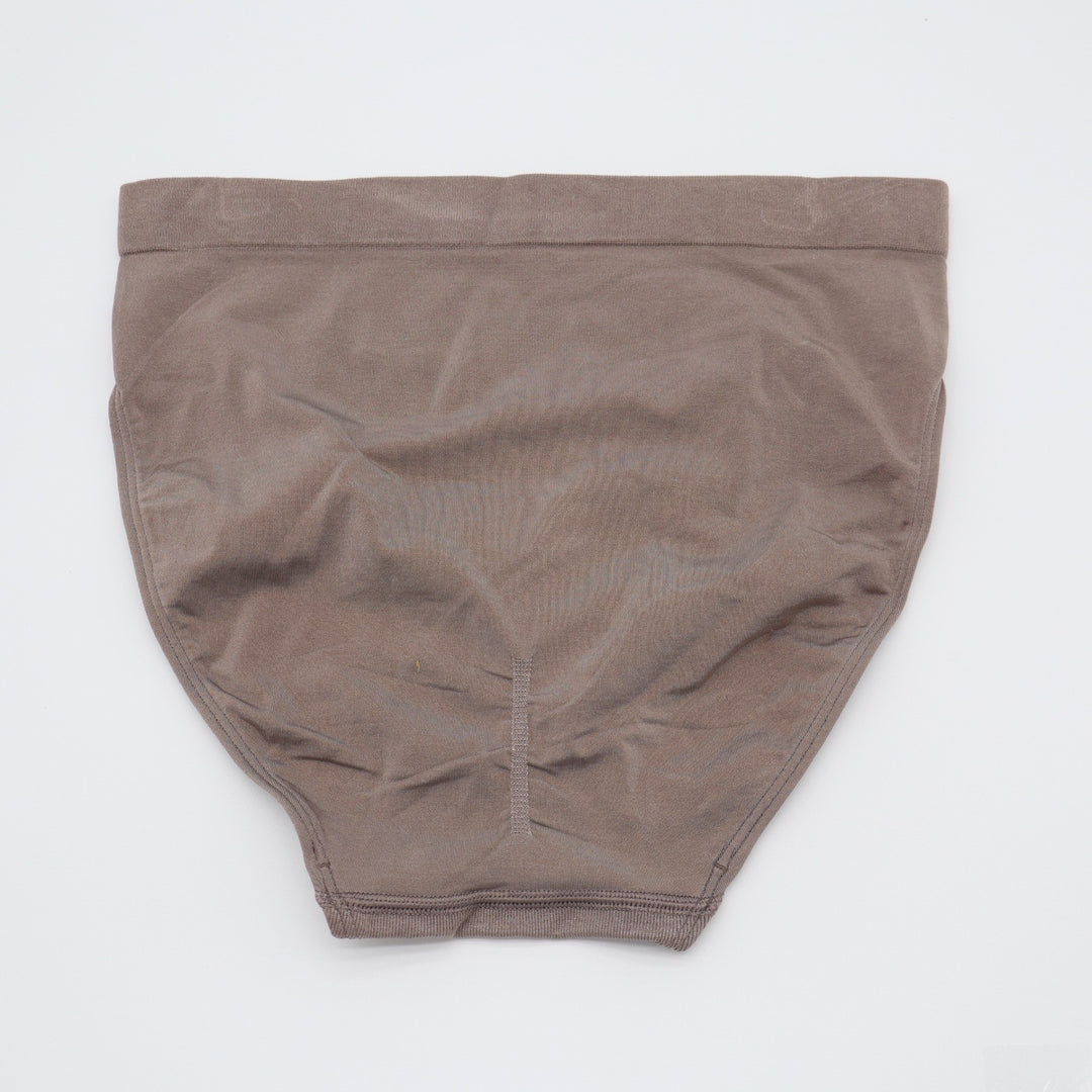 Wacoal B-Smooth Hi-Cut Brief Panties Brown Seamless Stretch Size M 834175
