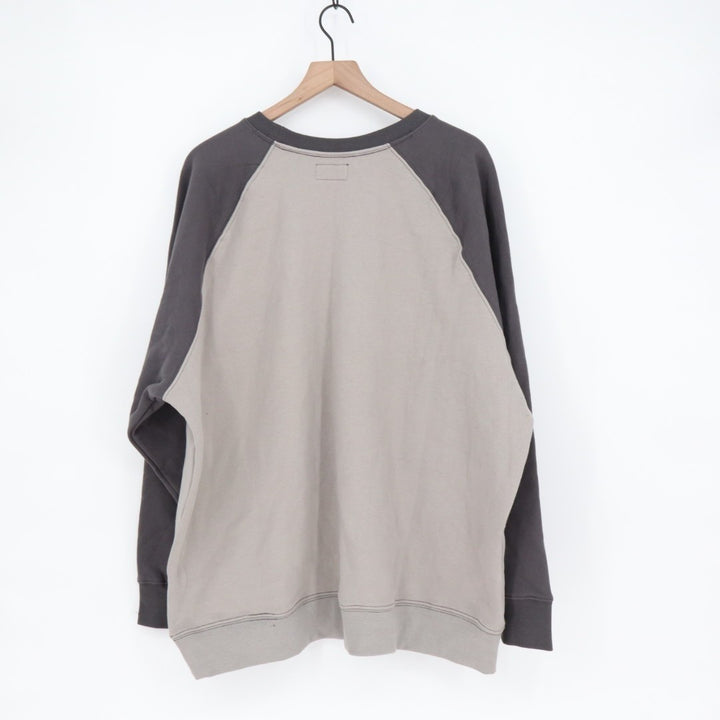 American Giant Midweight Sweatshirt Mens 2XL Gray Charcoal Colorblock Cotton