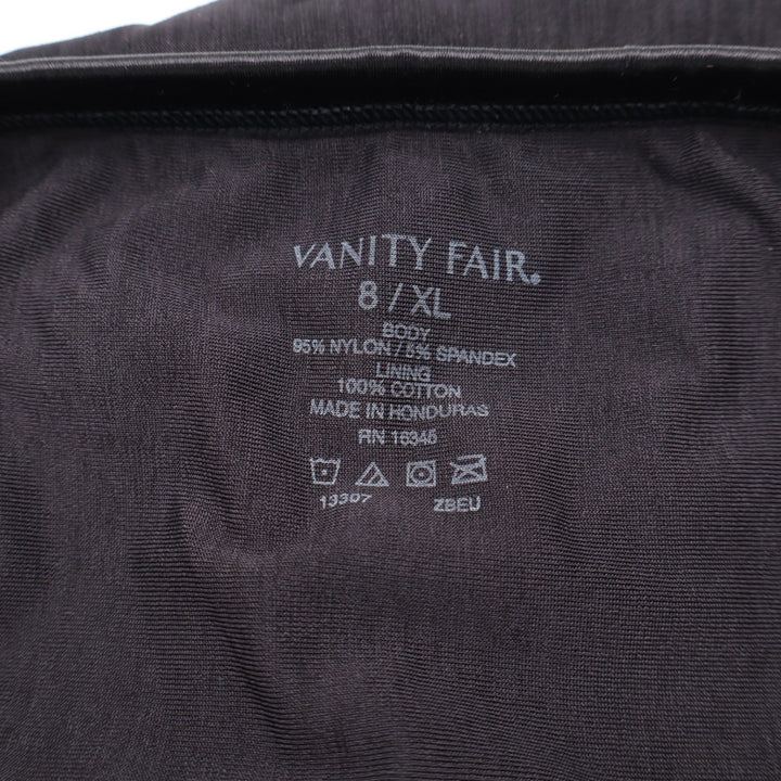 Vanity Fair Illumination Brief Panties Black Size 8 XL High Rise Full Cover