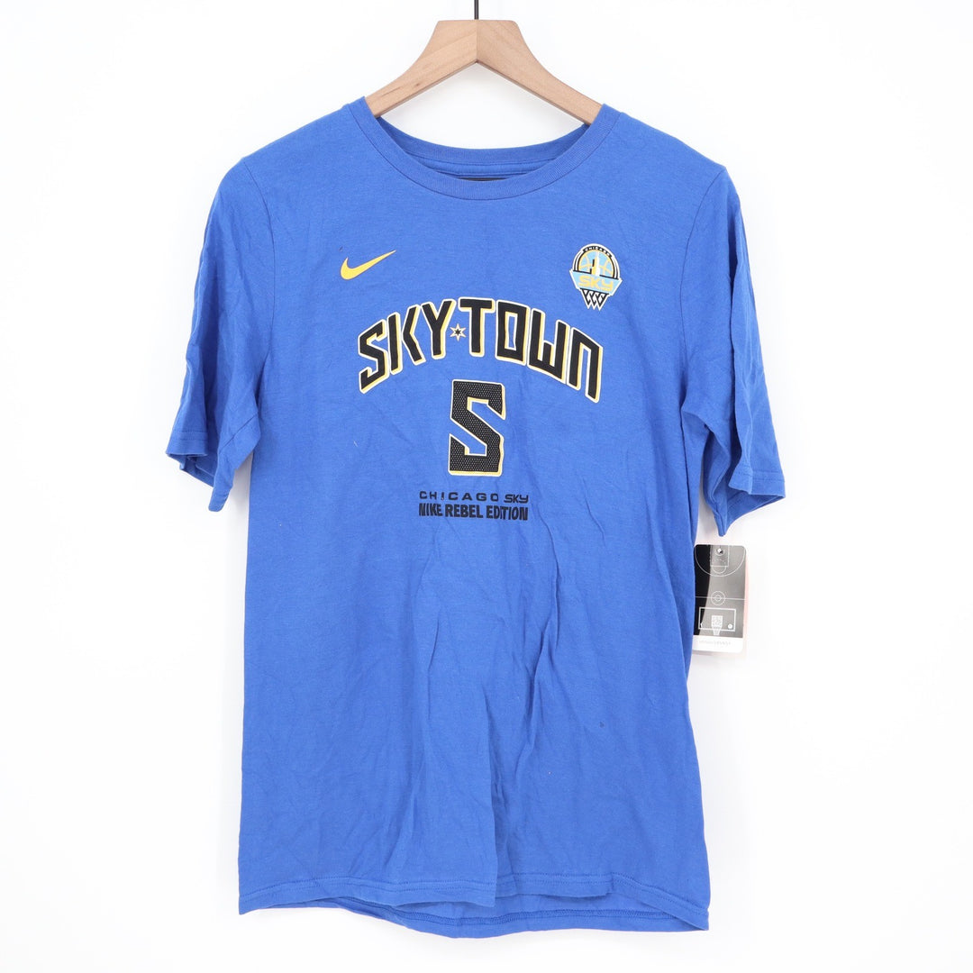 Nike Chicago Sky Angel Reese Skytown Rebel Edition Youth XL 18/20 Blue T-Shirt