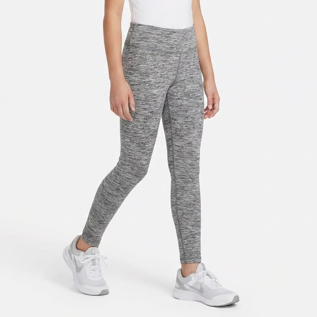 DSG Girls Cold Weather Compression Leggings Pure Black Spacedye Size L 14