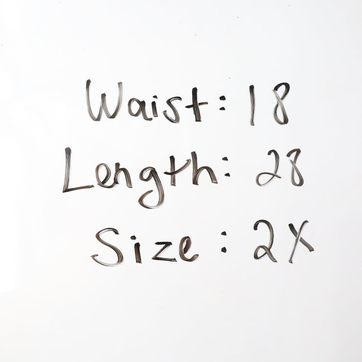 Naked Wardrobe Black Bodycon Midi Pencil Skirt Womens Plus Size 2X