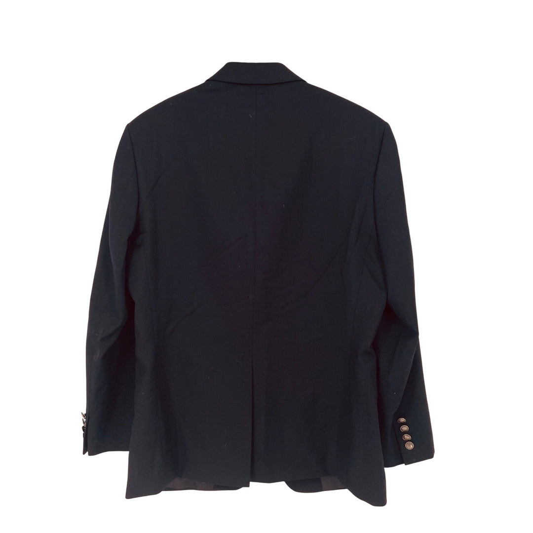 Michael Kors Mens Navy Wool Blend Blazer Jacket Size 38S