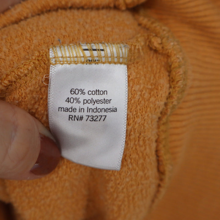 SO Lounge Life Quarter Zip Sweatshirt Mustard Yellow XL