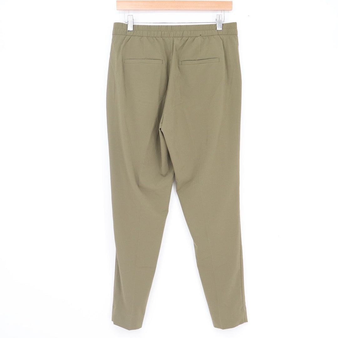 Banana Republic Airstretch Tapered Pants Mens Small Olive Green