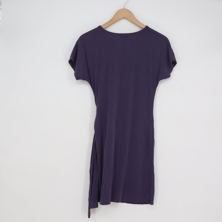 Olivia Rae New York Purple Side Tie Modal Blend T-Shirt Dress Small