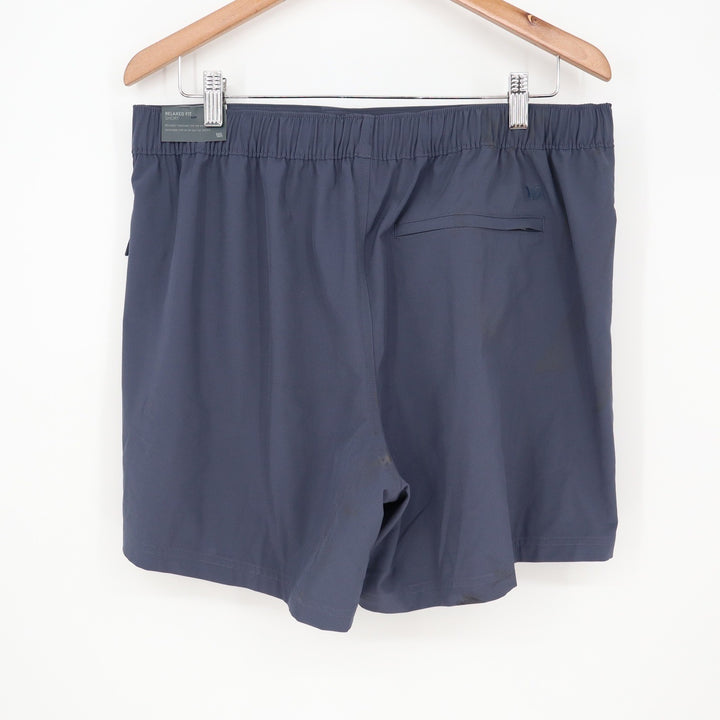 VRST Mens Resort Short Indigo Blue Relaxed Fit Quick Dry Stretch Size L