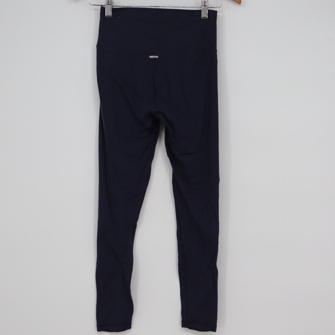 Aerie Chill Play Move Navy Blue High Waisted Leggings Womens Size M