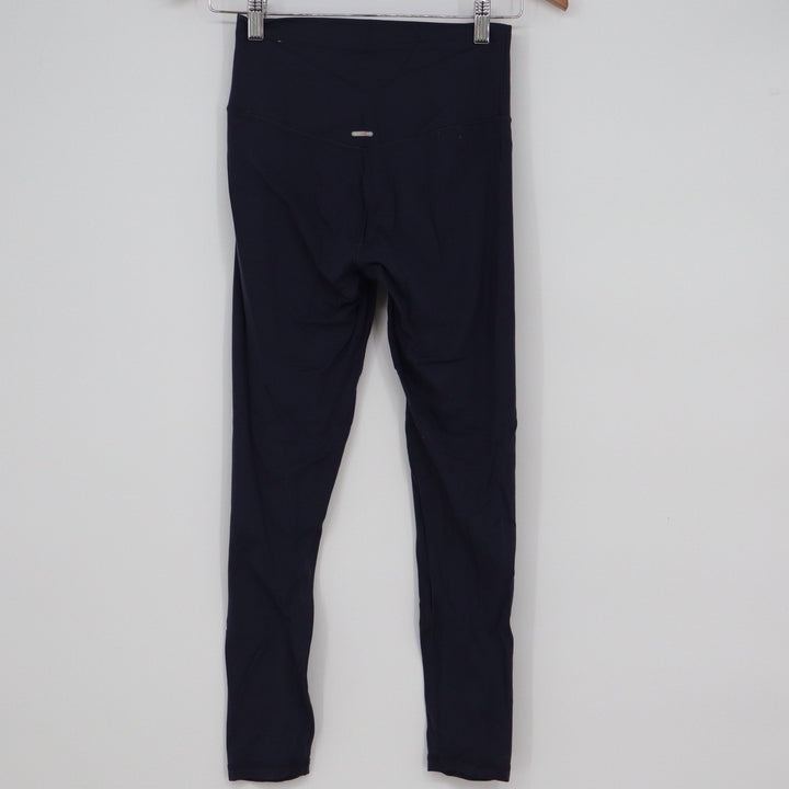 Aerie Chill Play Move Navy Blue High Waisted Leggings Womens Size M