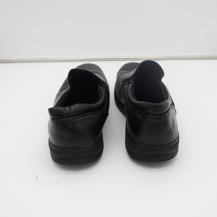TredSafe Manager Mens Black Slip On Work Shoes Oil Slip Resistant 15W 0058