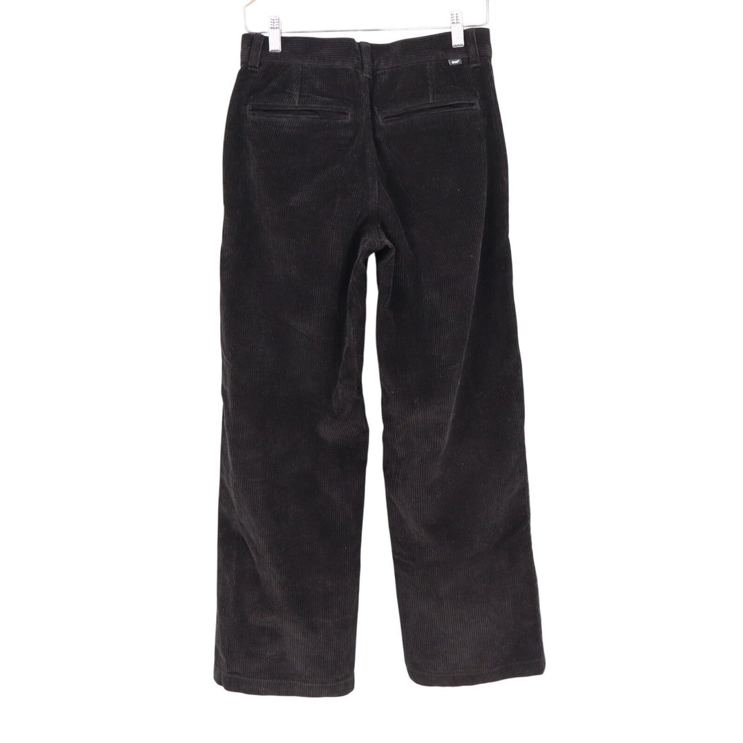 Aritzia TNA Ripcord Corduroy Chino Pants Womens 2 Black Cotton Relaxed Wide Leg