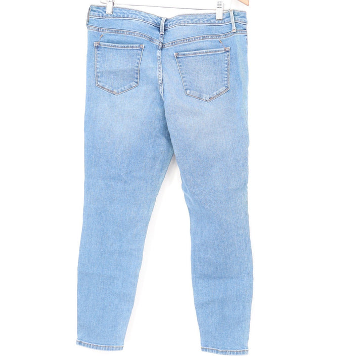 Mossimo Denim Light Wash Mid-Rise Power Stretch Jeggings Size 12/31R Blue Skinny